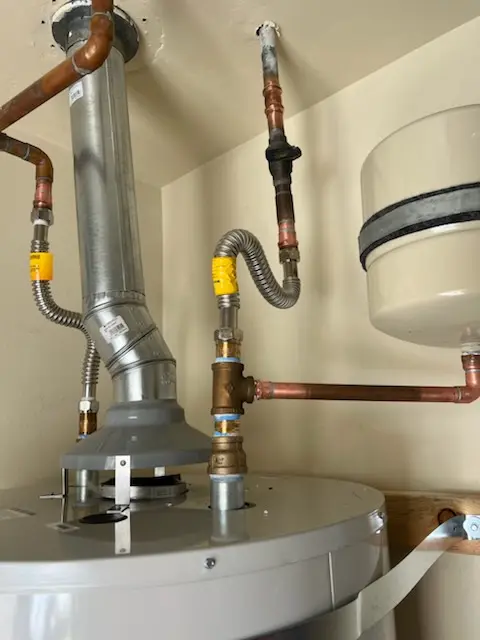 Water heater installation and plumbing repair in Bath